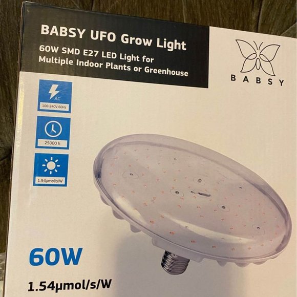 Babsy Other - BABSY UFO Grow Light 60W SMD E27 LED Light
